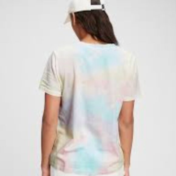 GAP Multicolor Pastel Tie-Dye T-Shirt - Picture 4 of 8